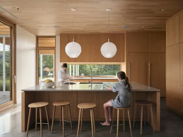 Dom nad jeziorem, projekt Ghoche Architect 