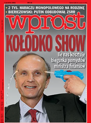 Okładka tygodnika Wprost nr 48/2002 (1044)