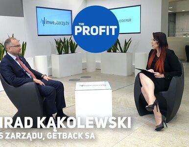 Miniatura: THE PROFIT #68: Konrad Kąkolewski, GetBack SA