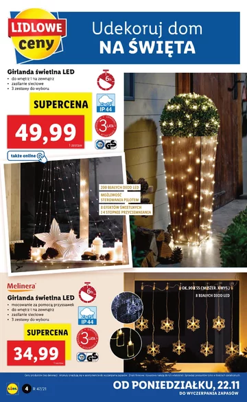 Gazetka Lidla na Black Friday i Black Week 2021 