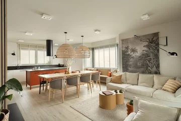 Jasne wnętrze, proj. FABRYK ART 