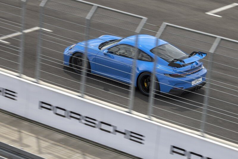 Porsche 911 GT3 na torze Silesia Ring 