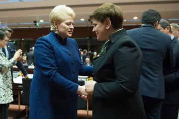 Premier Beata Szydło na szczycie Rady Europejskiej (fot. P. Tracz/KPRM)