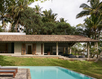 Tropikalny minimalizm w domu nad oceanem
