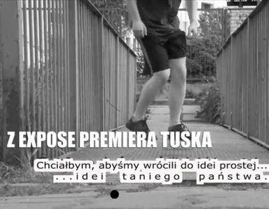 Miniatura: SLD zrobił spot, jak Tusk lata "za nasze"