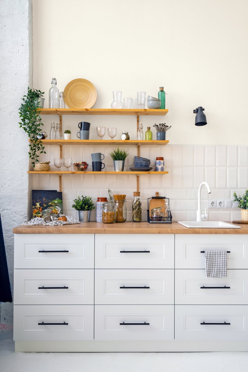 Jak przeprowadzić metamorfozę kuchni w&nbsp;jeden dzień. Beckers designer, Kitchen Llinen White