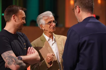 Grażyna Szapołowska, Jacek Fedorowicz i Andrzej Grabowski  w „Hell's Kitchen. Piekielna kuchnia” 