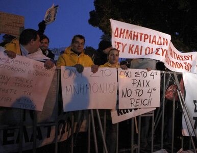 Miniatura: Cypr: związkowcy protestują. Uderzą w banki?