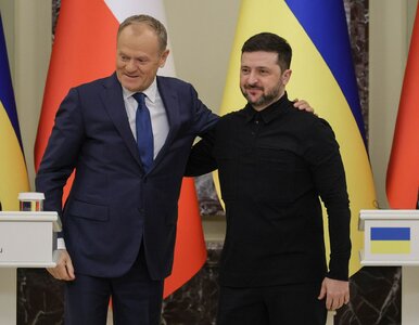 Miniatura: Pilna konferencja Tuska i Zełenskiego. Tak...