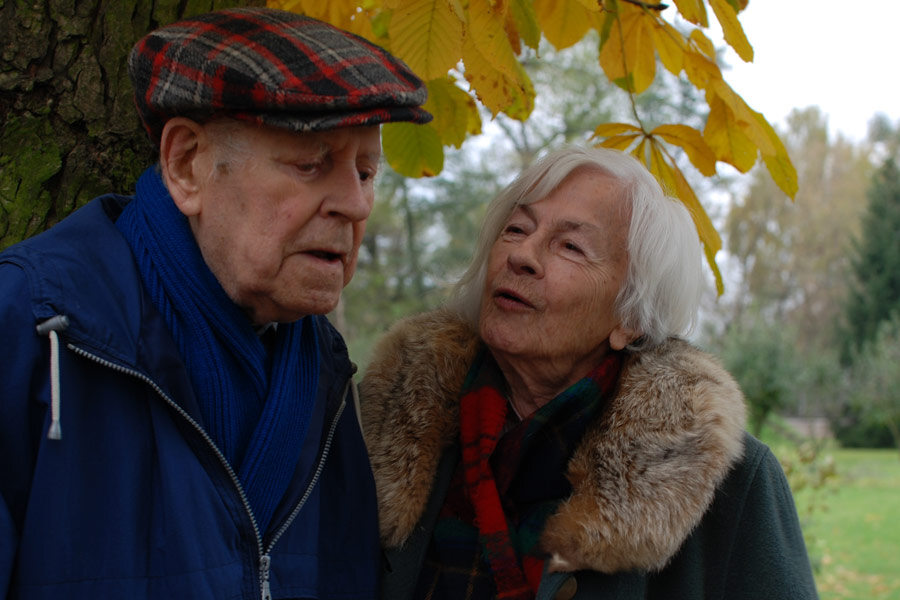 Fabian Kiebicz,  Danuta Szaflarska, kadr z filmu "Jeszcze nie wieczór" (2008)(fot. domena publiczna) (fot. mat. prasowe)