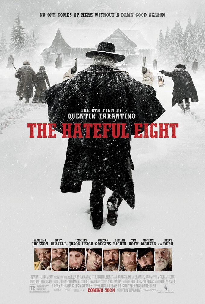 Nienawistna Ósemka / The Hateful Eight (2015) - plakat