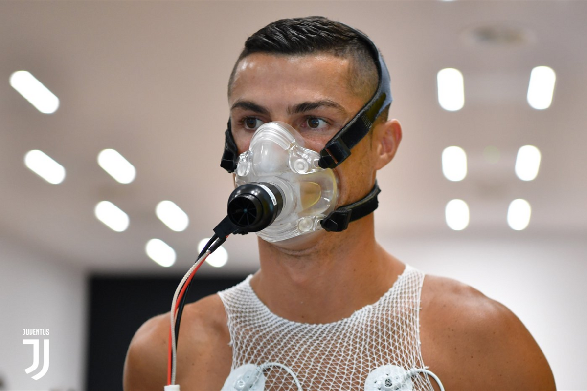 Cristiano Ronaldo podczas testów medycznych 