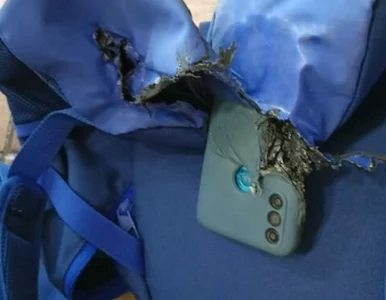 Miniatura: W plecaku ucznia zapalił się telefon....