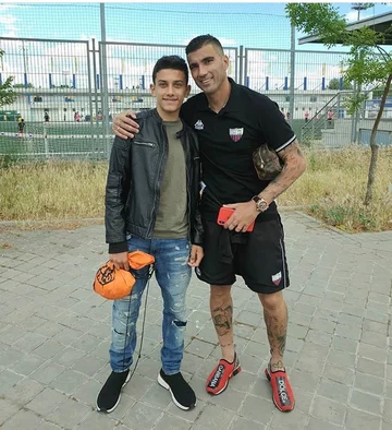 Jose Antonio Reyes z synem 