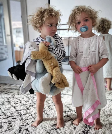 Simon Hooper z rodziną 