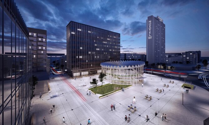 Miniatura: Nowa Rotunda PKO. Wizualizacja