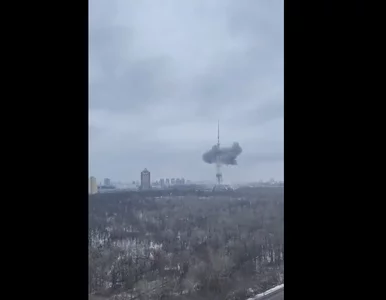 Miniatura: Wojna na Ukrainie. Wieża telewizyjna w...