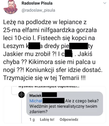 Mem atakujący osoby oburzone na ciemnoskóre elfy 