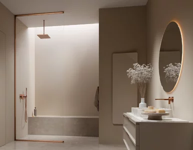 Miniatura: Krzywe ściany, skosy i mała łazienka?...