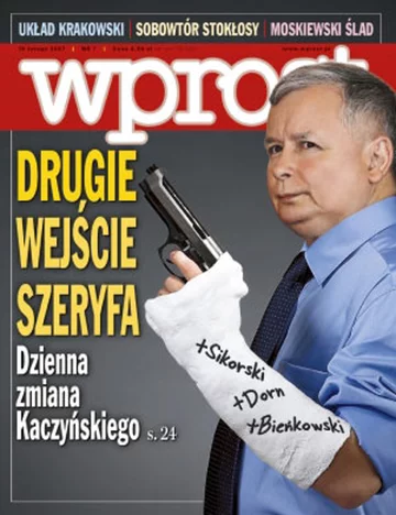 Okładka tygodnika Wprost nr 7/2007 (1260)