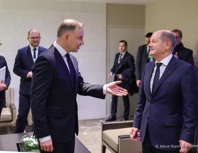 Miniatura: Duda rozmawiał w Davos z Scholzem. „Bardzo...