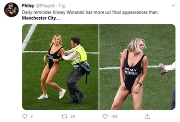 Kinsey Wolanski miała więcej występów w finale Ligi Mistrzów niż Manchester City 