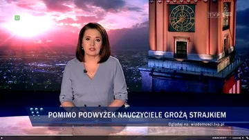 Paski informacyjne w TVP Info 