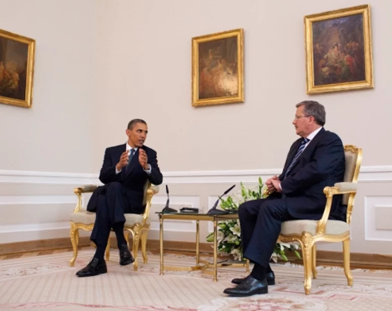 Miniatura: Komorowski zazdrości Obamie pięćdziesiątki
