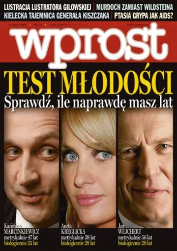 Okładka tygodnika Wprost nr 27/2006 (1230)