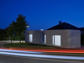 Dom wydrukowany z betonu, projekt ODA Architects i Coral Architects 