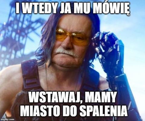 Miniatura: Memy zainspirowany grą Cyberpunk 2077