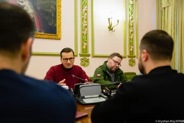 Wizyta premiera Mateusza Morawieckiego w Ukrainie, 24 lutego 2023 r. 