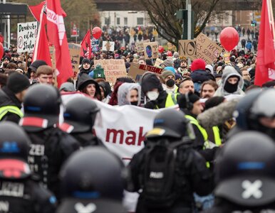 Miniatura: Protesty sparaliżowały niemieckie miasto....