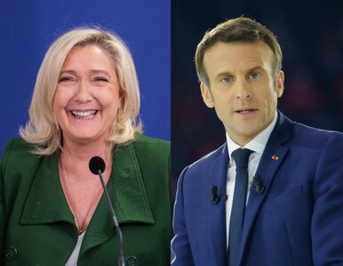 Miniatura: Le Pen depcze Macronowi po piętach. W...