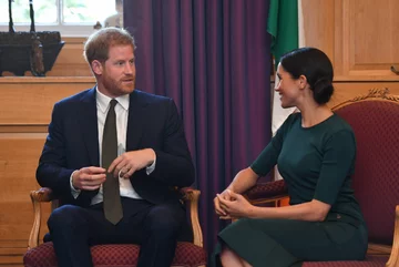 Meghan Markle i książę Harry podczas wizyty w Irlandii 