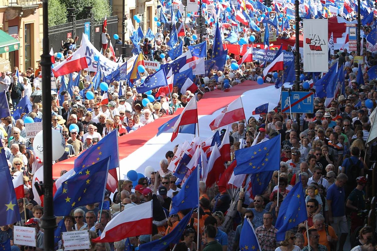 Marsz Wolności w Warszawie 