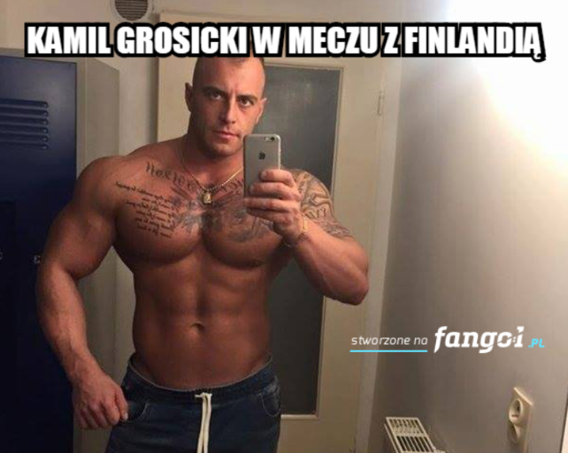 Mem po meczu Polski z Finlandią 