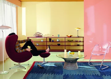 Żółty we wnętrzach 