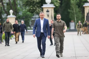 Andrzej Duda z wizytą na Ukrainie 