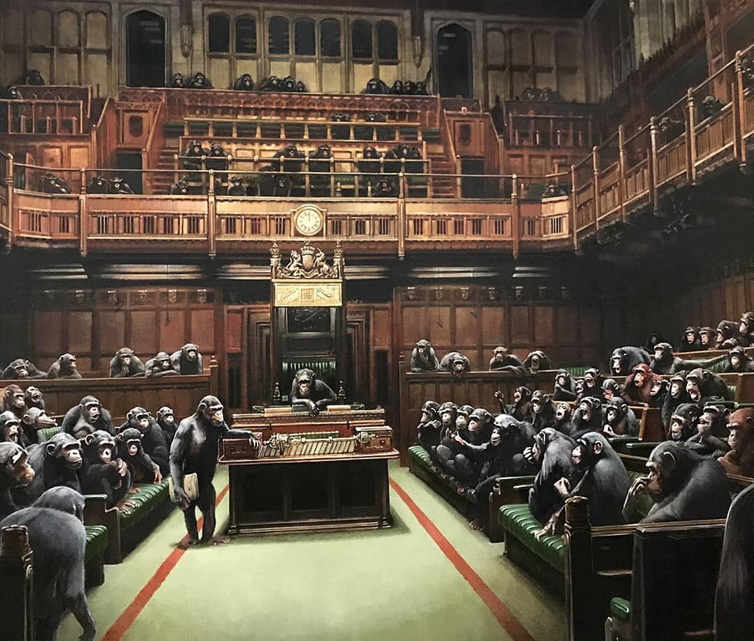 Devolved Parliament Banksy'ego 