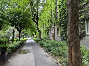 Układ urbanistyczny Szarych Domów uznawany jest za wzorcowy przykład przedwojennego planowania 