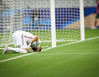 Miniatura: Euro 2020. Benzema zszedł z boiska z...