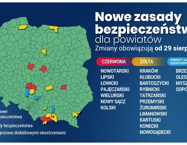 Miniatura: Od soboty nowe obostrzenia. Sprawdź, gdzie...