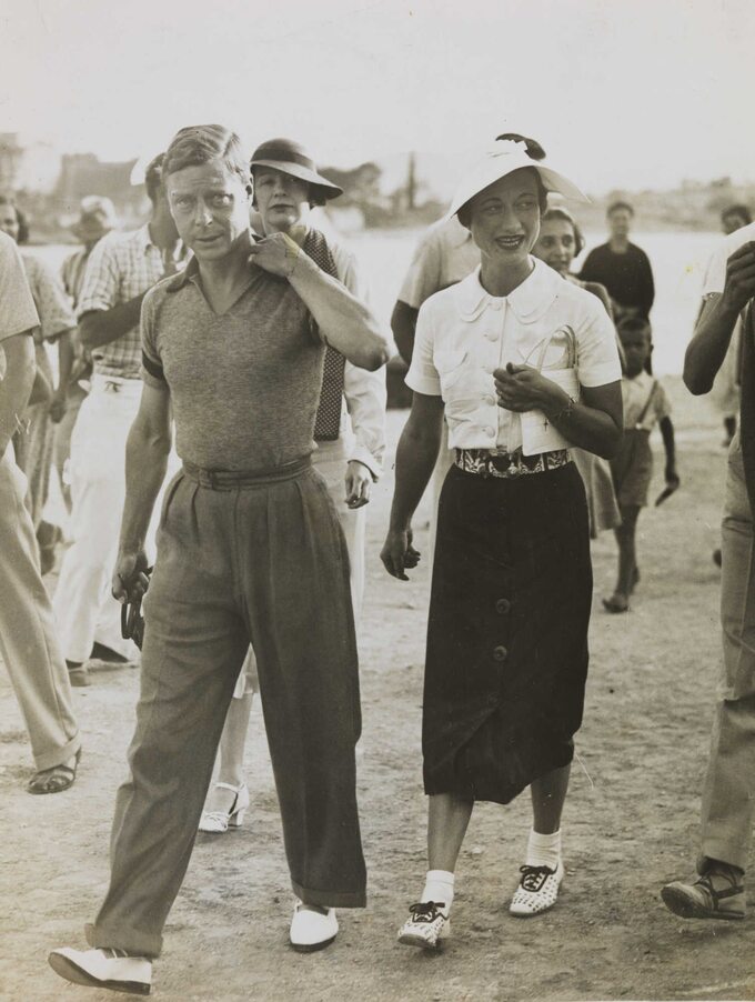 Książę Edward VIII i Wallis Simpson w trakcie wakacji w ówczesnej Jugosławii, rok 1936