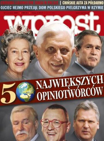 Okładka tygodnika Wprost nr 24/2005 (1176)