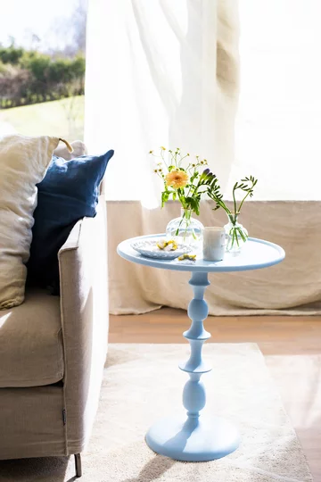 Kolor niebieski we wnętrzu 