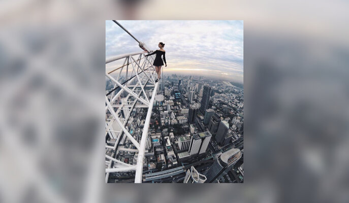 Miniatura: Niesamowite zdjęcia "na wysokościach"...