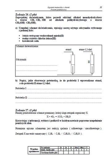 Matura 2013. Arkusz maturalny z chemii. Poziom podstawowy(fot.CKE)