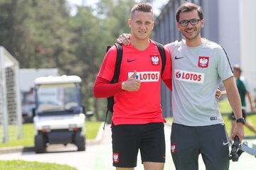 Piotr Zieliński i&nbsp;Łukasz Wiśniowski w&nbsp;Arłamowie (01.06.2018)