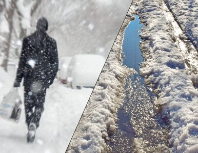 Miniatura: Śnieg po kolana i roztopy w tym samym...